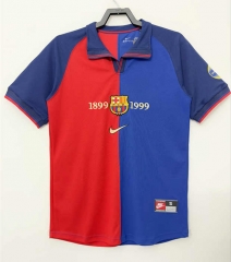 Retro Version 1899-1999 Barcelona A Hundred Years Red&Blue Thailand Soccer Jersey AAA-811