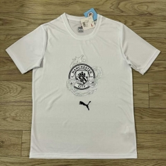 2024-2025 Manchester City Souvenir Version White Thailand Soccer Jersey