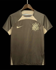 2024-2025 Corinthians Black&Grey Thailand Soccer Training Jersey