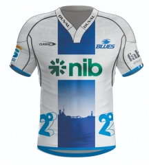 2024 Blues Away Blue&White Thailand Rugby Shirt