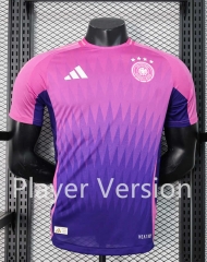 Player Version 2024-2025 Germany Away Pink&Purple Thailand Soccer Jersey AAA-888