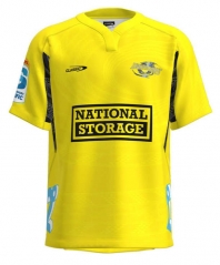 2024 Hurricane Home Yellow Thailand Rugby Shirt