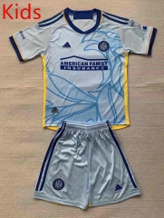 2024-2025 Atalanta Away Light Blue Kids&Youth Soccer Uniform-AY