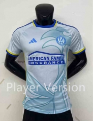 Player Version 2024-2025 Atlanta United FC Away Blue Thailand Soccer Jersey AAA-9926