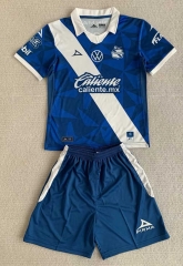 2024-2025 Club Puebla Away Blue Soccer Uniform-AY