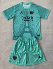 2024-2025 Paris SG Jordan Concept Version Blue&Green Soccer Uniform-AY