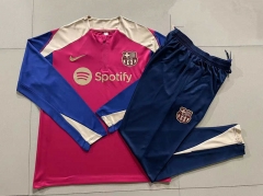 2024-2025 Barcelona Red Thailand Soccer Tracksuit Uniform-815