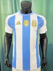 (Breast Badge) 2024-2025 Argentina Home Blue&White Thailand Soccer Jersey AAA-305