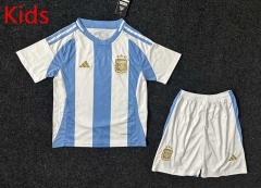 2024-2025 Argentina Blue and White Kids/Youth Soccer Uniform-GB
