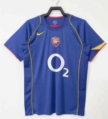 Retro Version 2004-2005 Arsenal FC Away Blue Thailand Soccer Jersey AAA-811