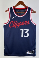 2025 Los Angeles Clippers Navy blue #13 NBA Jersey-311