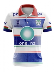 2024 New Zealand Warriors Away Blue&White Thailand Rugby Jersey