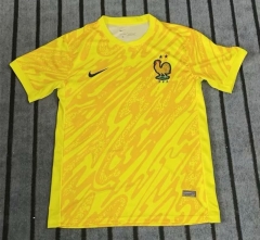 2024-2025 France Yellow Thailand Soccer Training Jersey-422