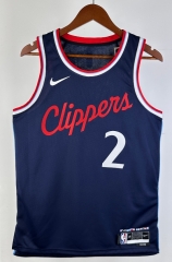 2025 Los Angeles Clippers Navy blue #2 NBA Jersey-311