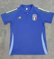 2024-2025 Italy Blue Thailand Polo Shirt-9070