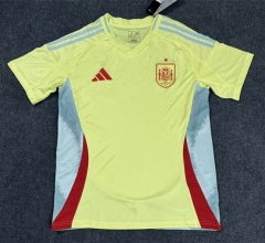2024-25 Spain Away Yellow Thailand Soccer Jersey AAA-7642