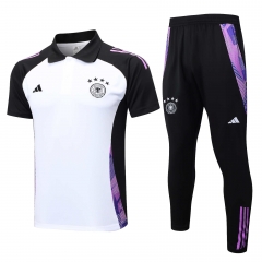 2024-2025 Germany White Thailand Polo Uniform-815