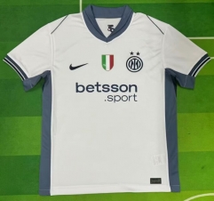 (S-4XL) 2024-2025 Inter Milan Away White Thailand Soccer Jersey AAA-7810