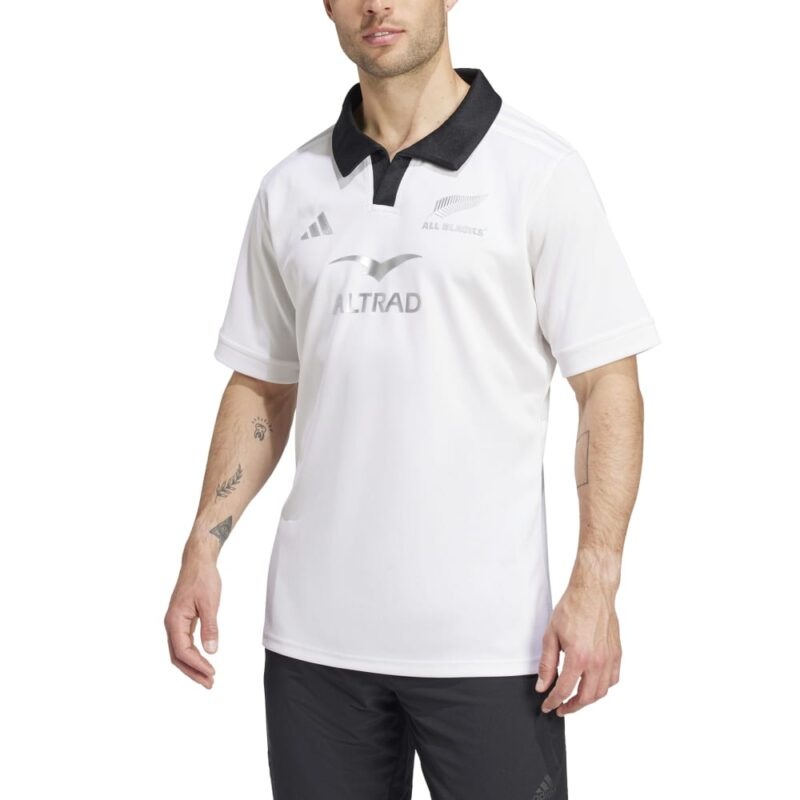 2024-25 All Blacks Away White Thailand Rugby Jersey