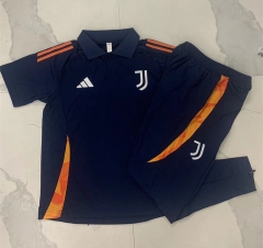 2024-2025 Juventus Royal Blue Thailand Polo Uniform-815