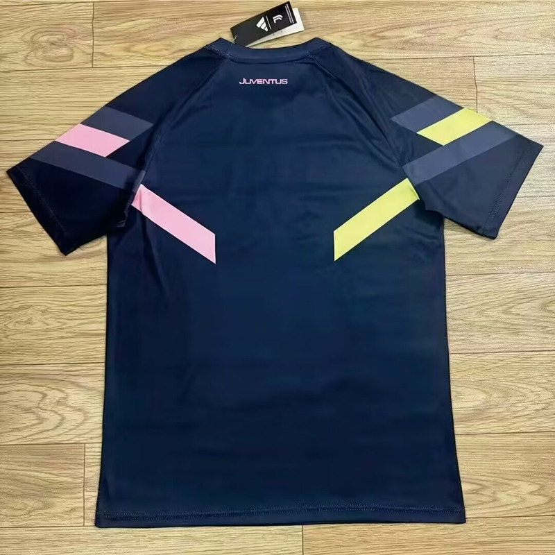 （S-4XL）2024-2025 Juventus FC Black Thailand Training Soccer Jersey AAA-9070