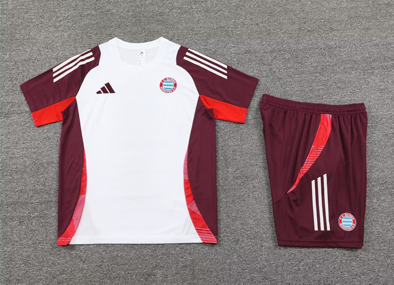 2024-2025 Bayern München White Thailand Soccer Uniform-4627