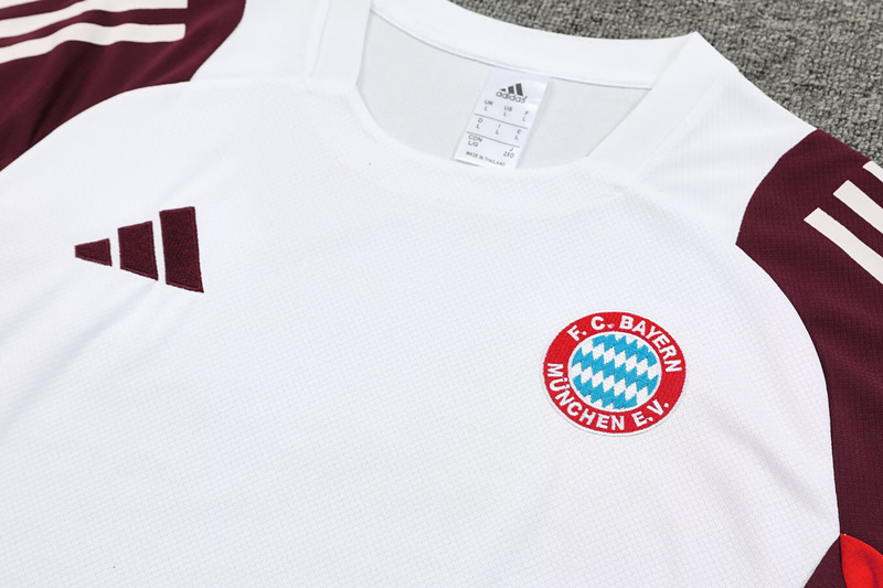 2024-2025 Bayern München White Thailand Soccer Uniform-4627
