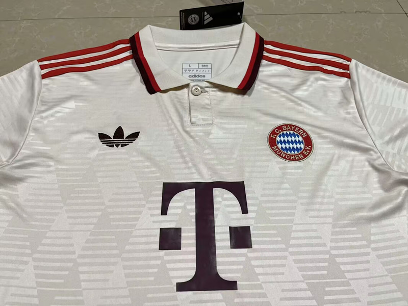 （S-4XL）2024-2025 Bayern München 2nd Away Beige Thailand Soccer Jersey AAA-818