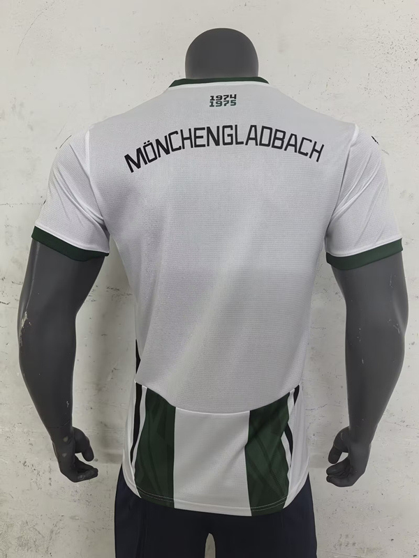 2024-2025 Borussia Mönchengladbach Home White&Green Thailand Soccer Jersey AAA-9809