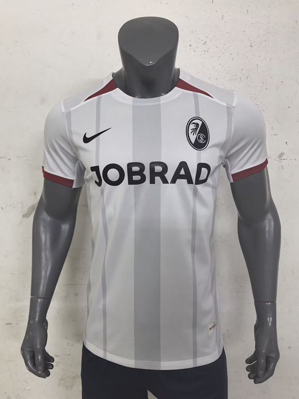 2024-2025 SC Freiburg Away White Thailand Soccer Jersey AAA-416