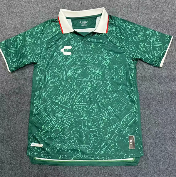  2024-2025 Commemorative Version Mexico Green Thailand Soccer Jersey AAA