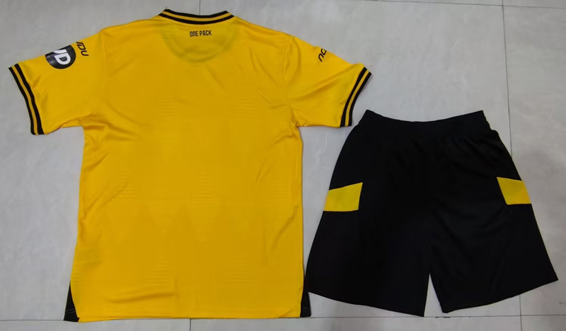 （S-4XL）2024-2025 Wolverhampton Wanderers Home Yellow Soccer Uniform-718