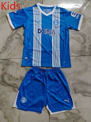 2024-2025 Deportivo Alavés Home Blue Kids/Youth Soccer Uniform-4193