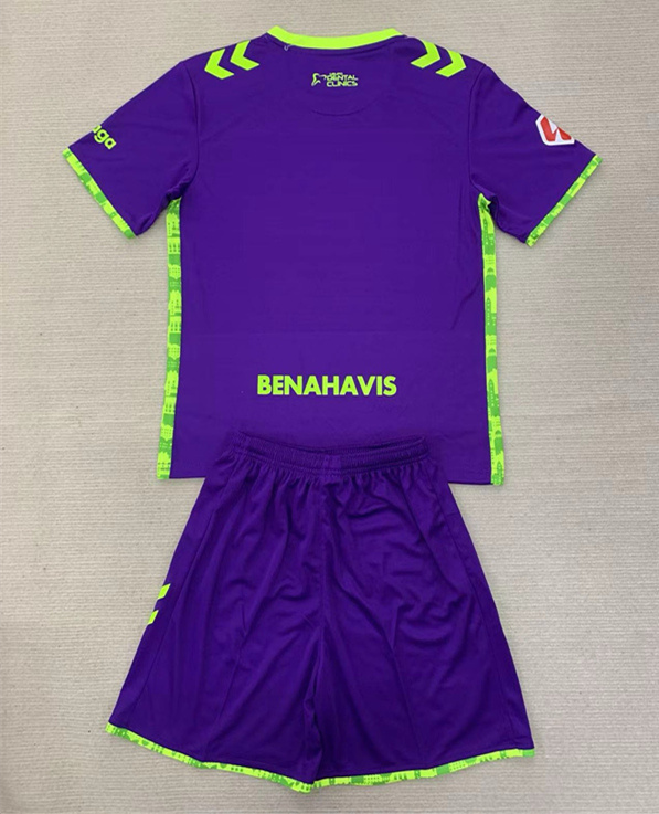 2024-2025 Málaga CF Away Purple Soccer Unifrom-AY