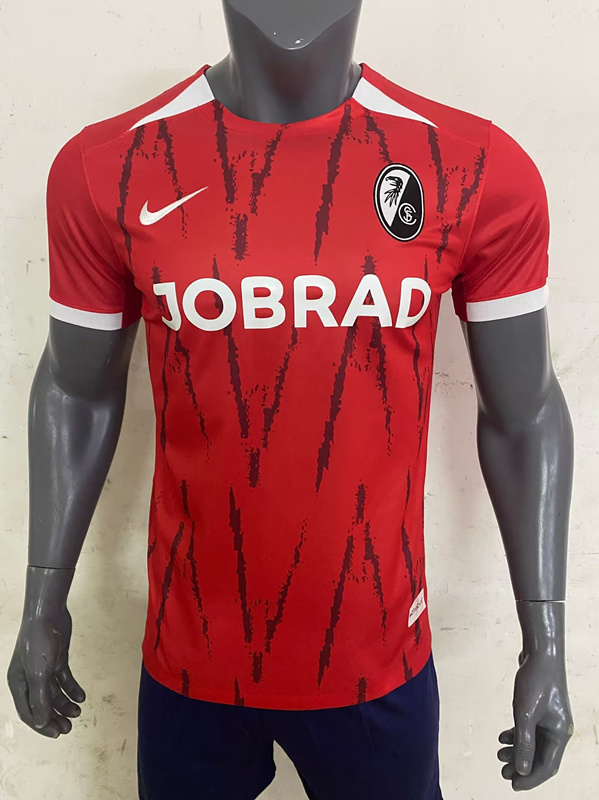 2024-2025 SC Freiburg Home Red Thailand Soccer Jersey AAA-416