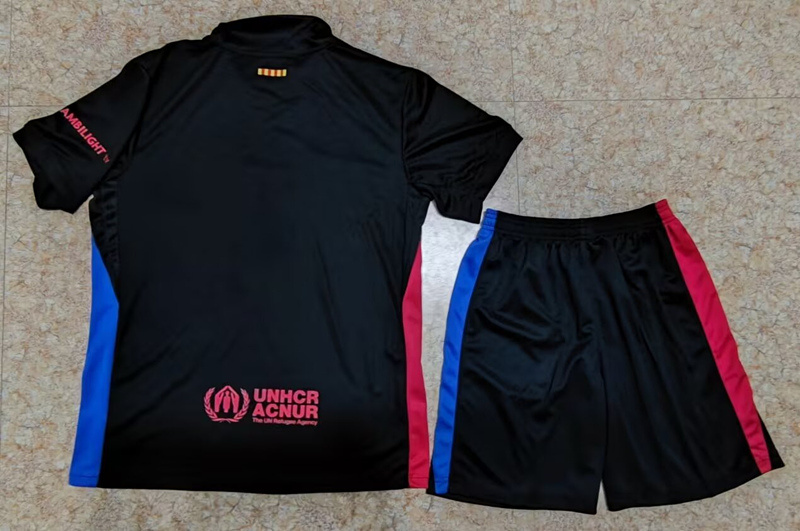 （S-4XL）2024-2025 Special Version Barcelona Black Soccer Uniform-718