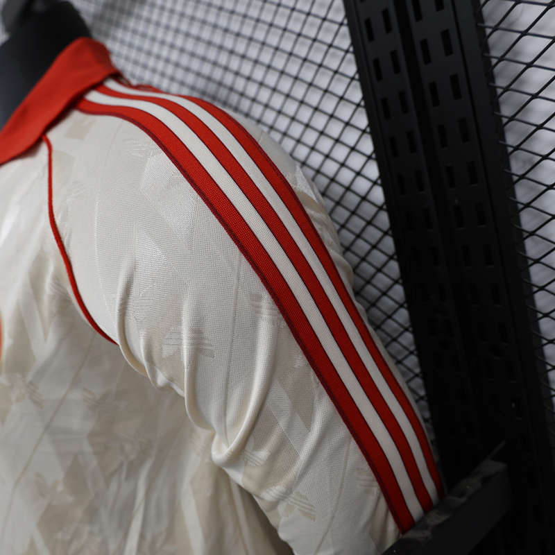 Player Version 2024-2025 Retro Version Bayern München Beige LS Thailand Soccer Jersey AAA-888