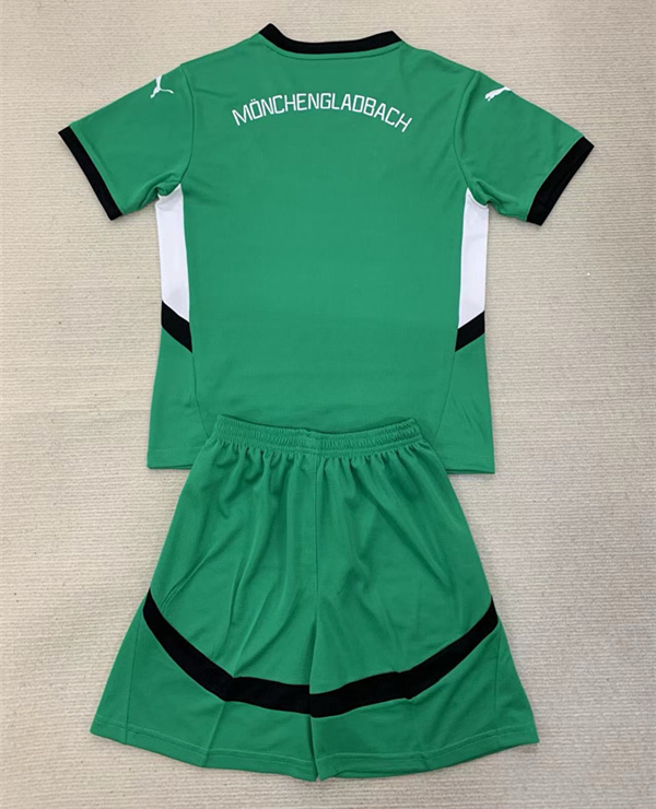2024-2025 Borussia Mönchengladbach Away Green Soccer Uniform-AY