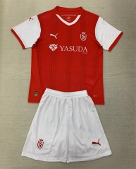 2024-2025 Stade de Reims Home Red Soccer Uniform-AY