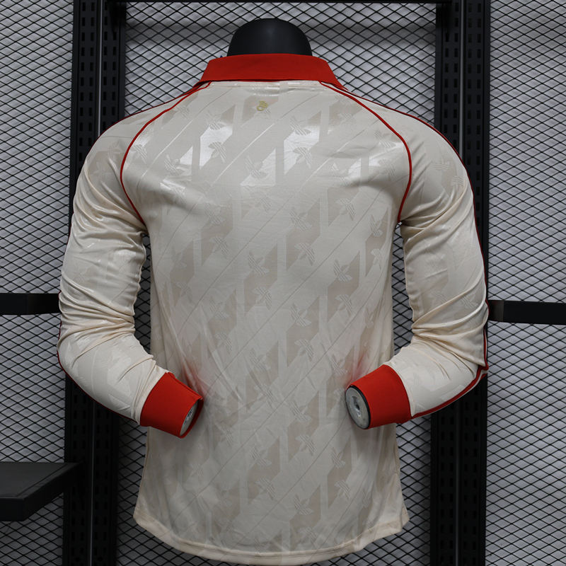Player Version 2024-2025 Retro Version Bayern München Beige LS Thailand Soccer Jersey AAA-888