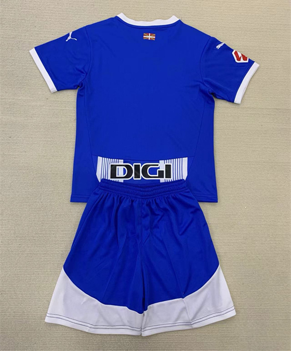 2024-2025 Deportivo Alavés Home Blue&White Soccer Uniform-AY