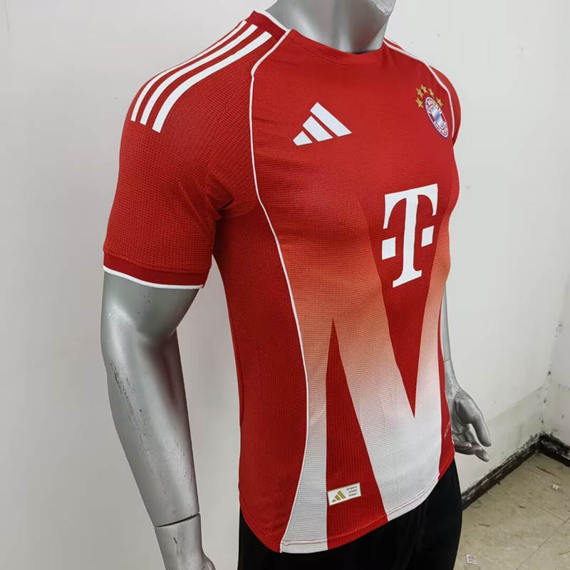 Player Version 2025-26 Bayern München Home Red Thailand Soccer Jersey AAA-7959