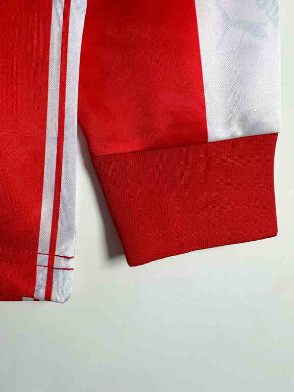 Retro Version 94-95 Atletico Madrid Home Red&White LS Thailand Soccer Jersey AAA-811
