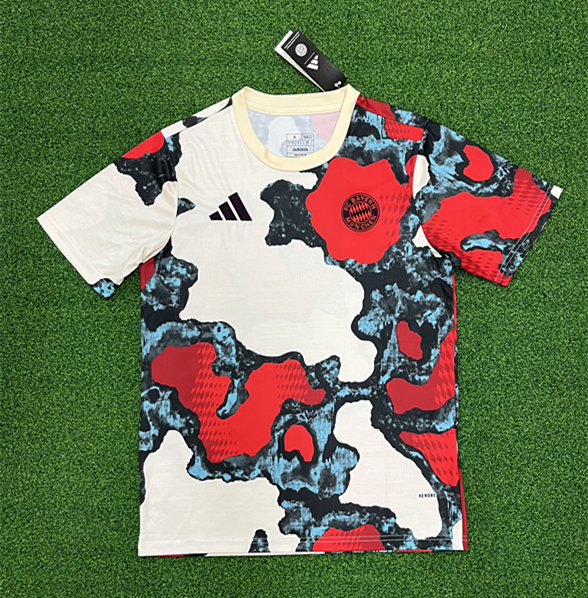 (S-4XL) 2025-2026 Bayern München Red&White Training Soccer Jersey AAA-403