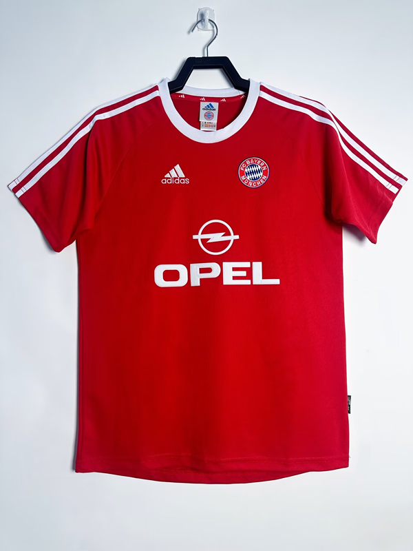 Retro Version 01-02 Bayern München Home Red Thailand Soccer Jersey AAA-811