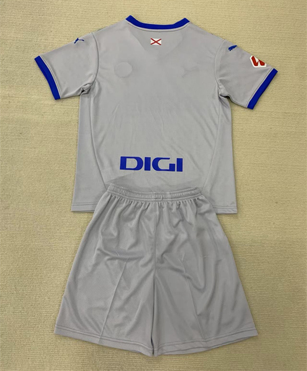 2024-2025 Deportivo Alavés Away Gray Soccer Uniform-AY