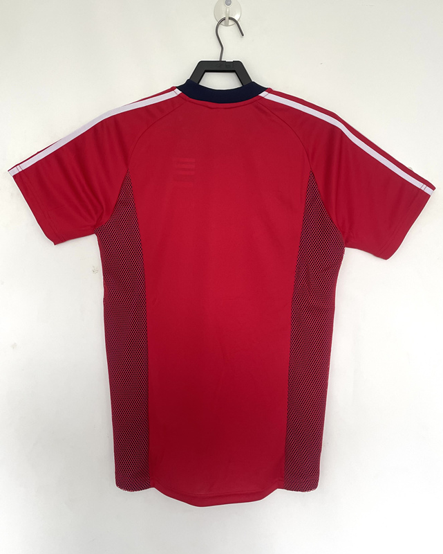Retro Version 2003 Bayern München Home Red Thailand Soccer Jersey AAA-811