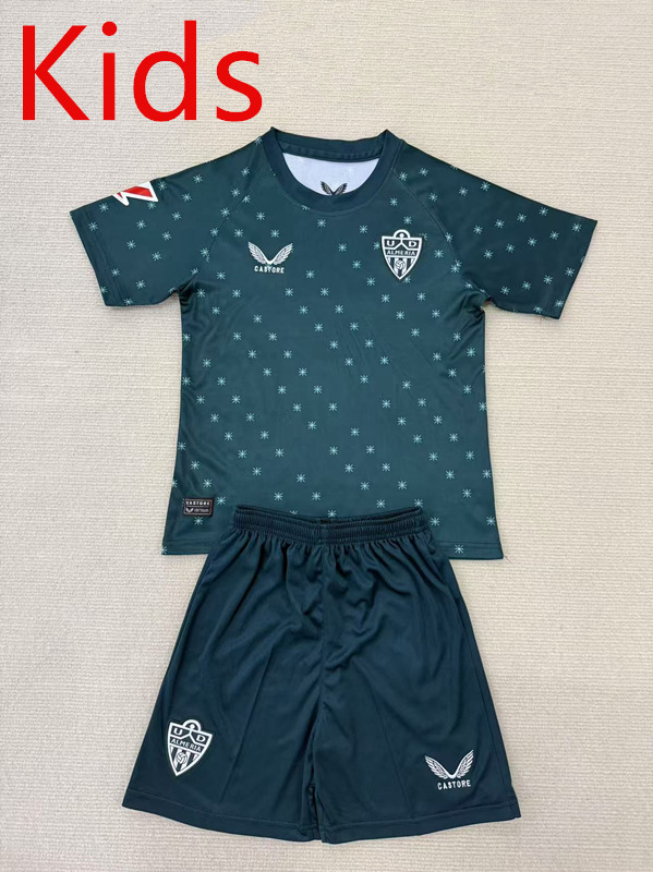 2024-2025 UD Almería Away Green Kids/Youth Soccer Uniform-AY