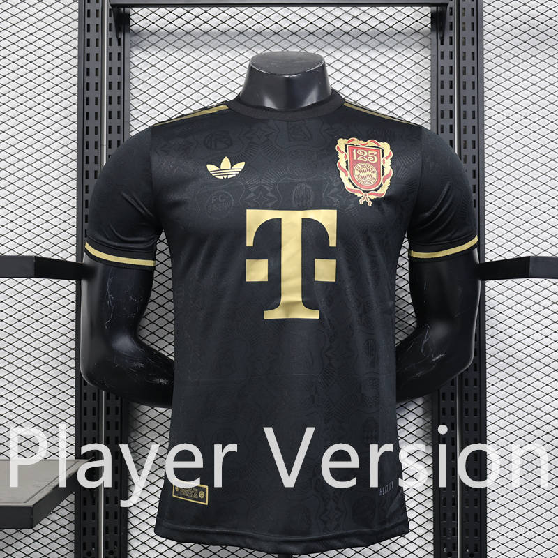 Player Version 2025-26 Bayern München Black Soccer Jersey AAA-888