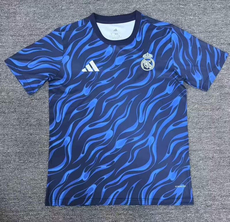 （s-4xl）2025-26 Real Madrid Royal Blue Training Soccer Jersey AAA-2483